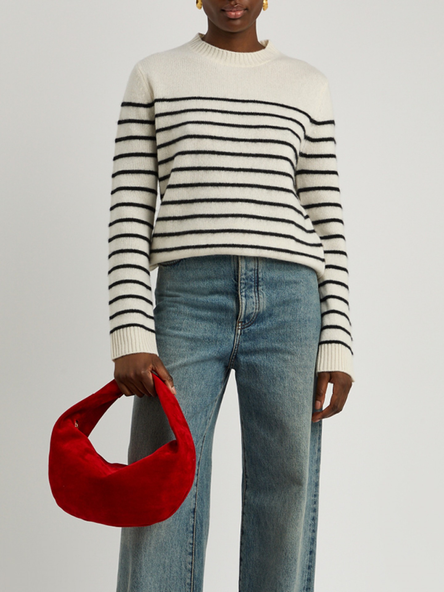 Cashmere intarsia jumper