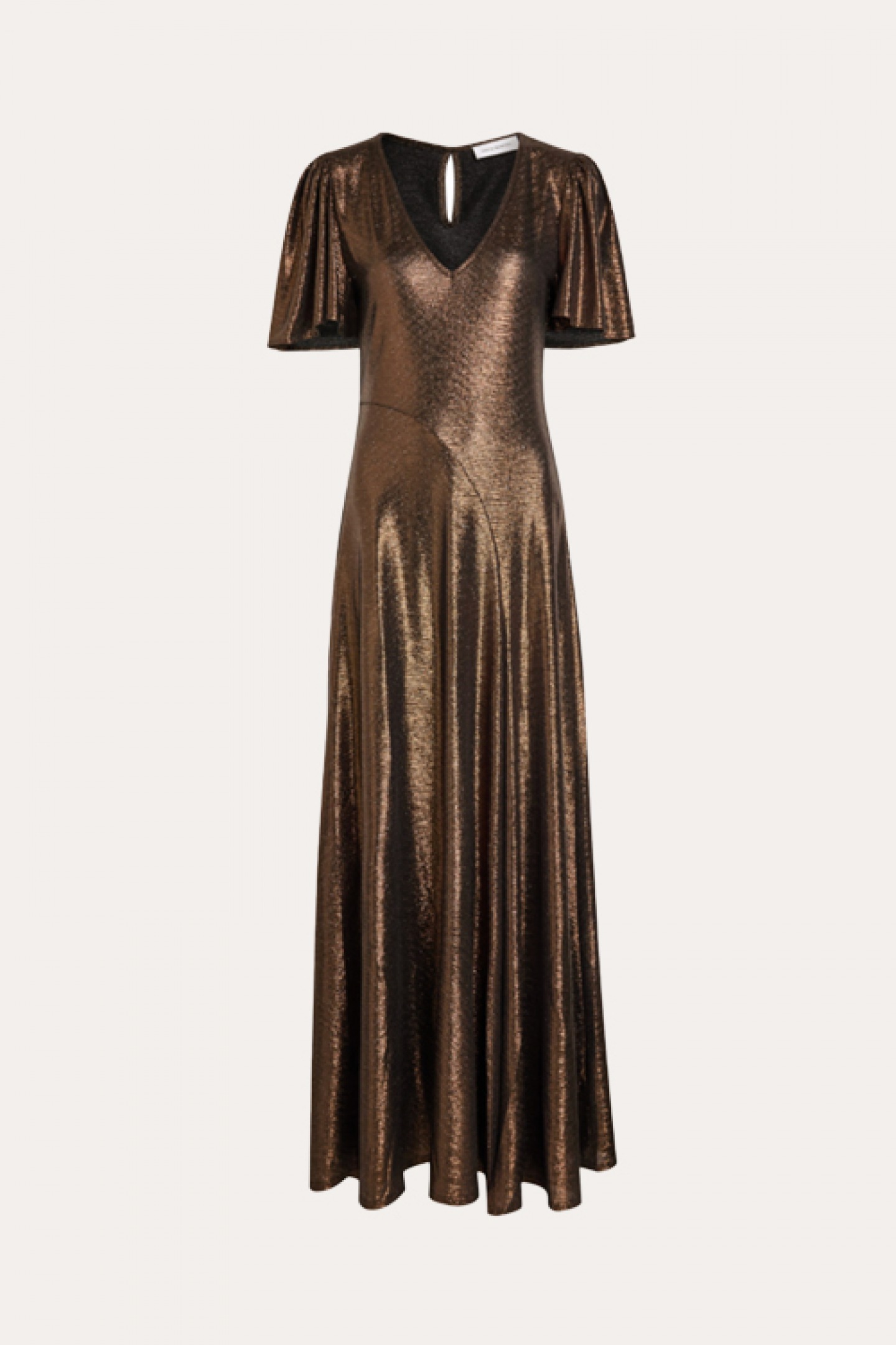 Metallic gown