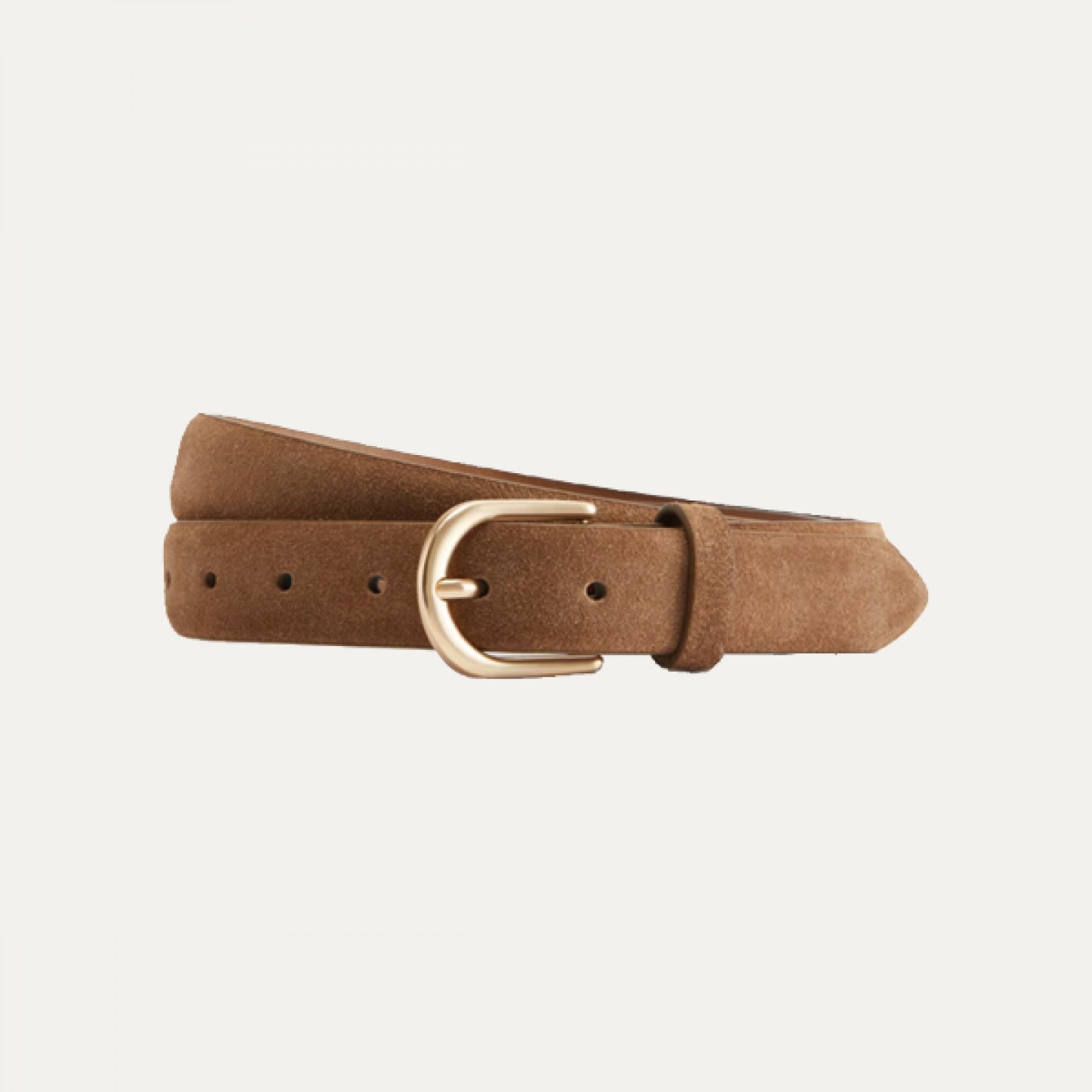 Suede belt
