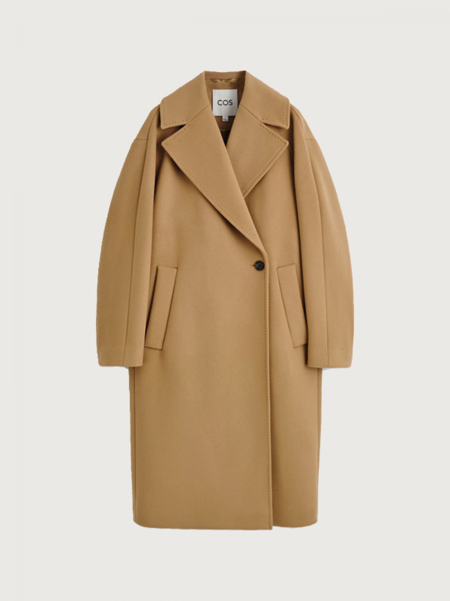 Camel wool coat