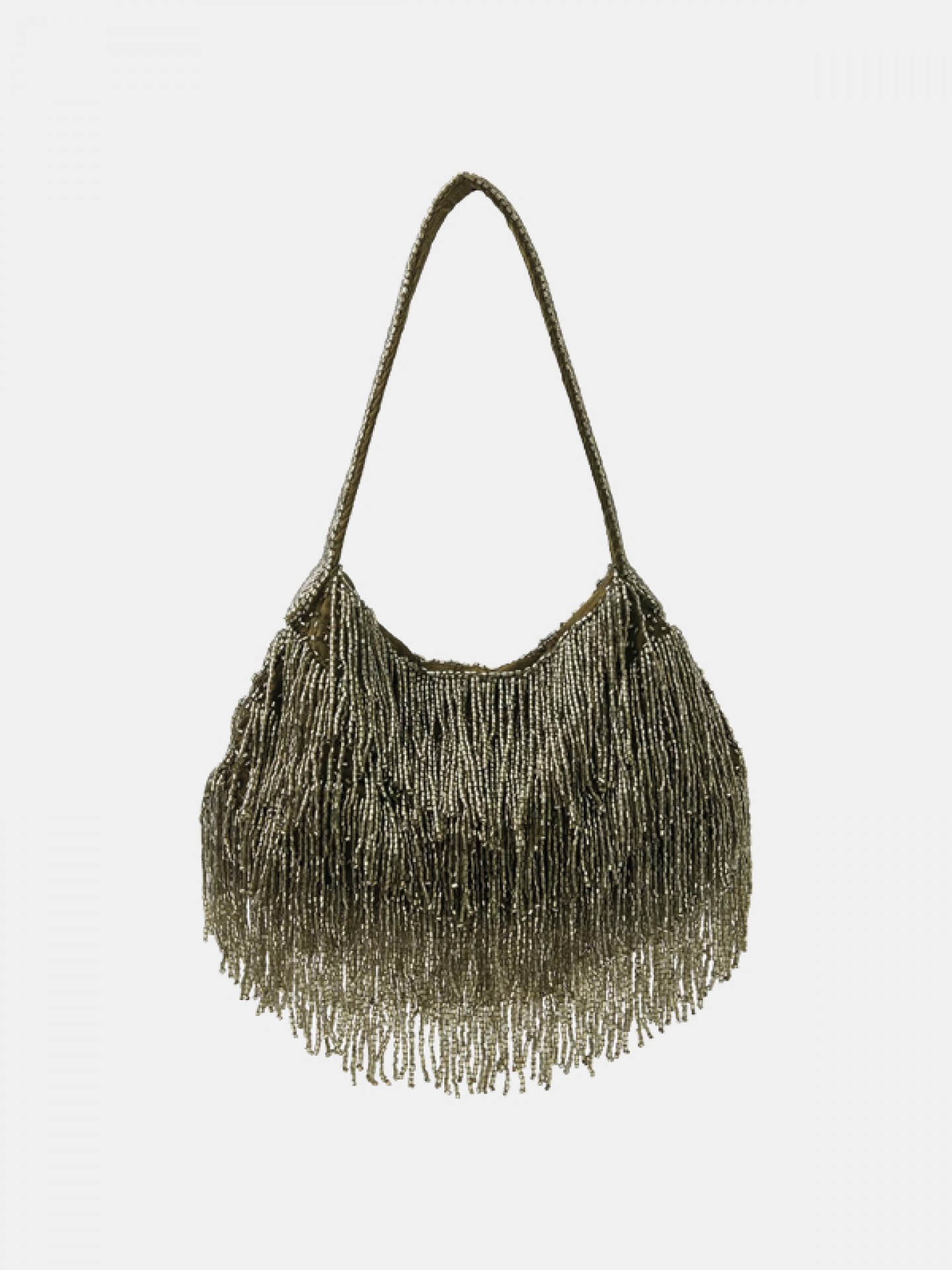 Beaded fringe bag