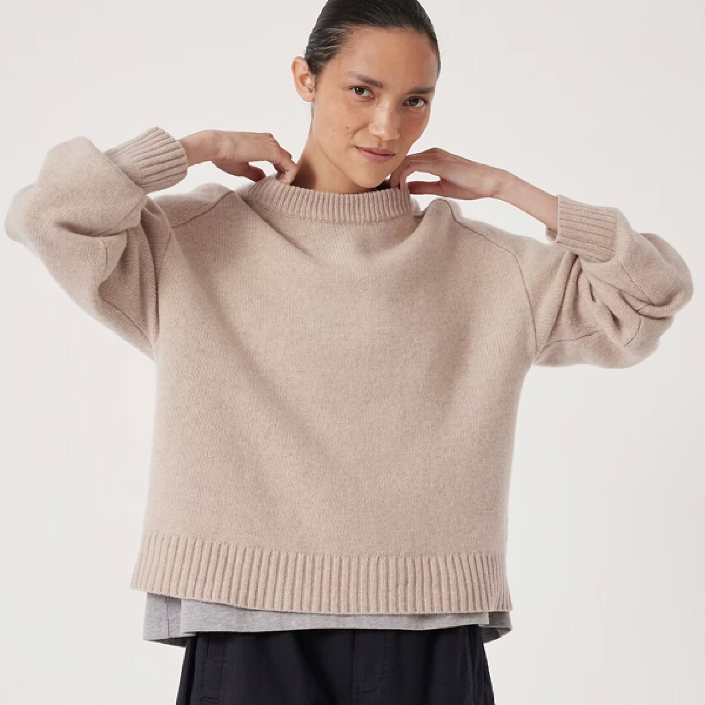 Merino wool crew neck