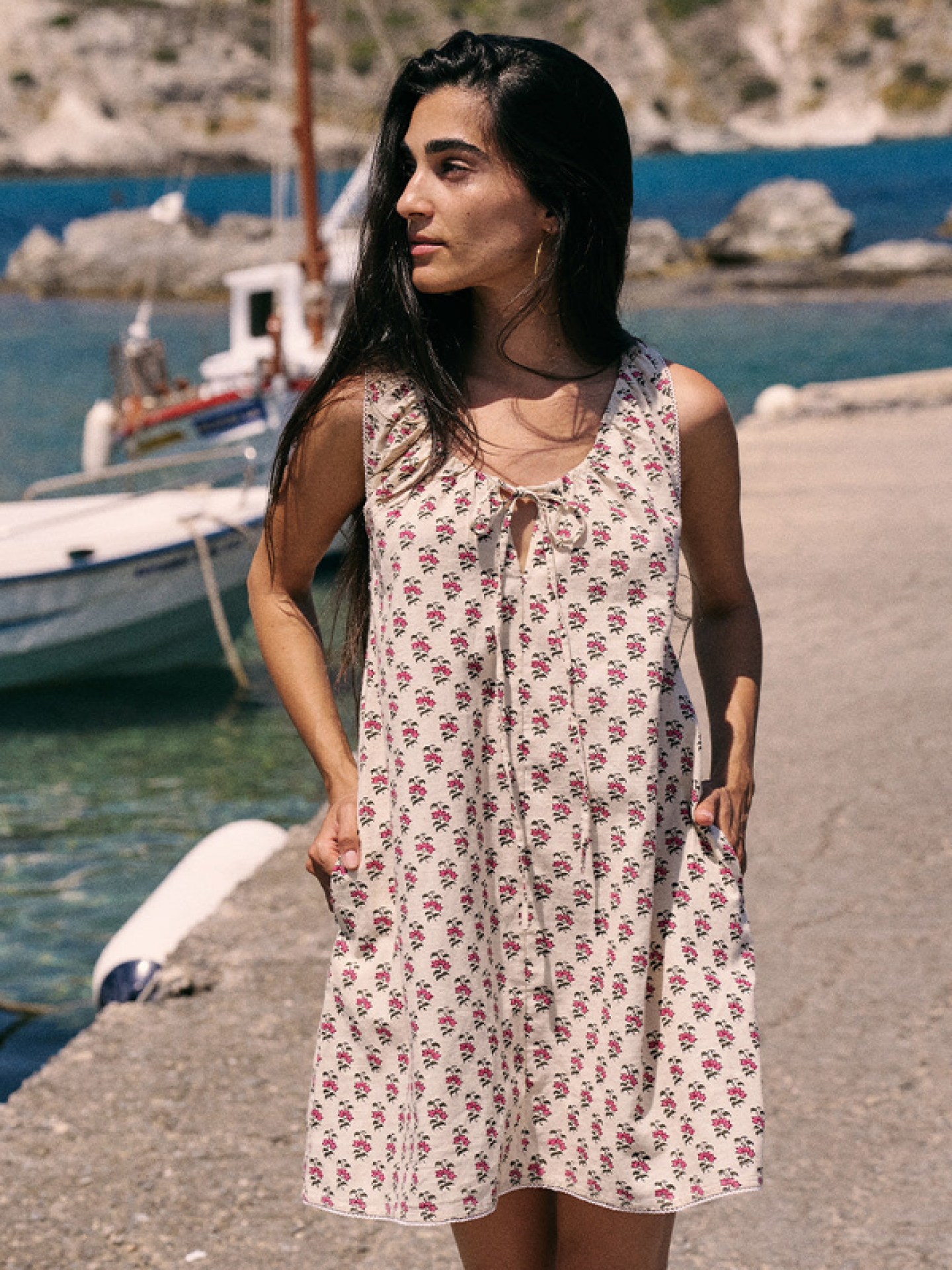 Peony short dress