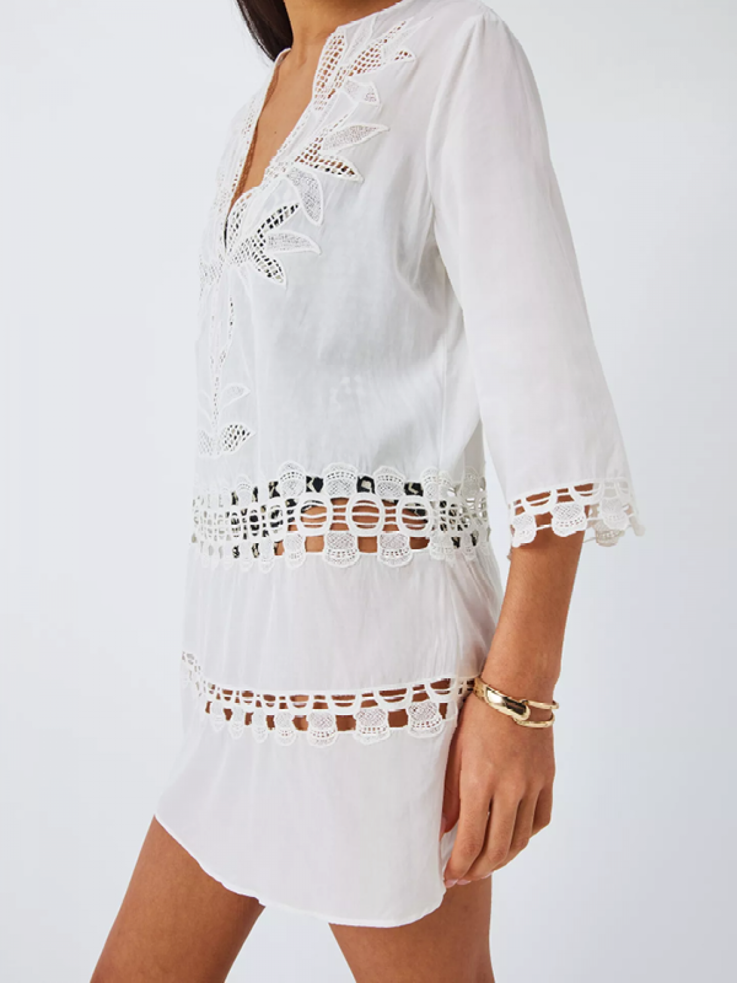 Guipure kaftan