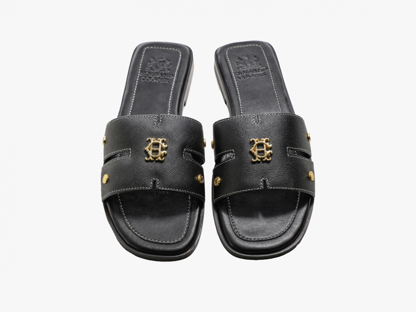 Leather mules