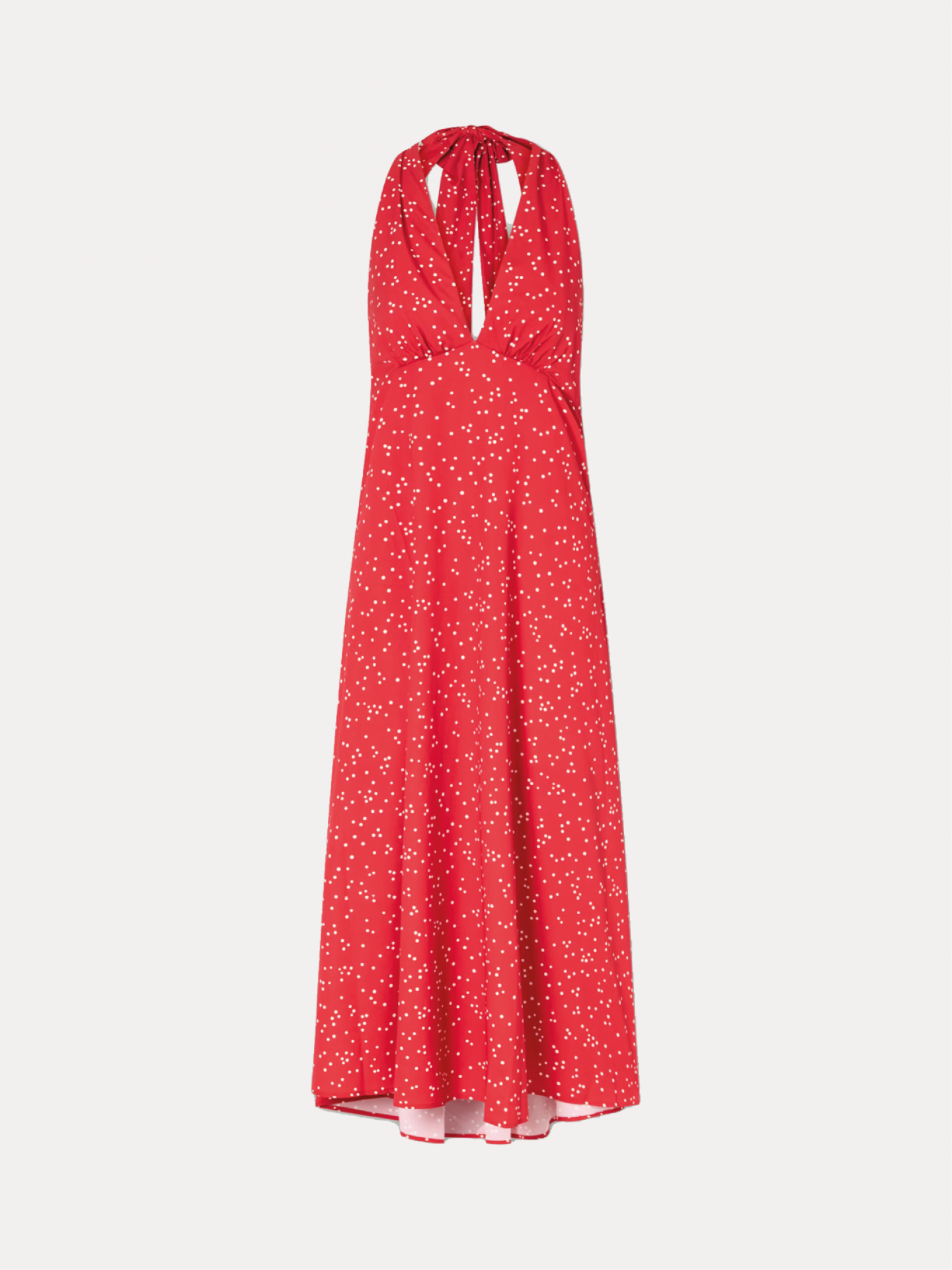 Polka dot halterneck