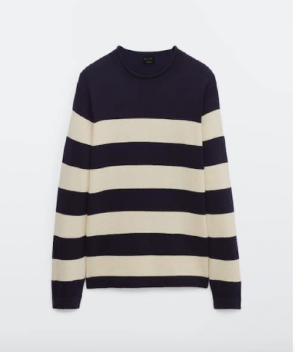 Cotton stripe jumper