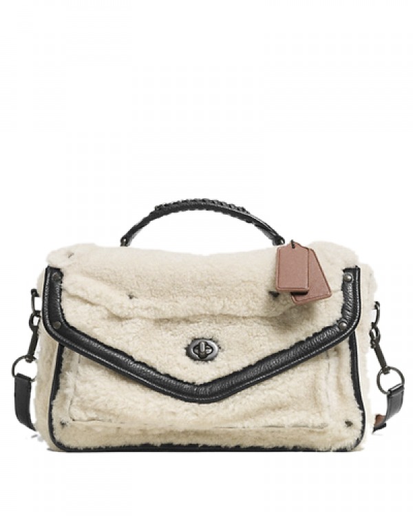 Coach at Fenwick, Rhyder shearling messenger
