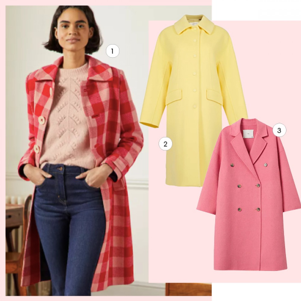 selection of colourful coats