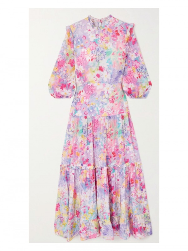 Monet tiered dress, £295 Rixo