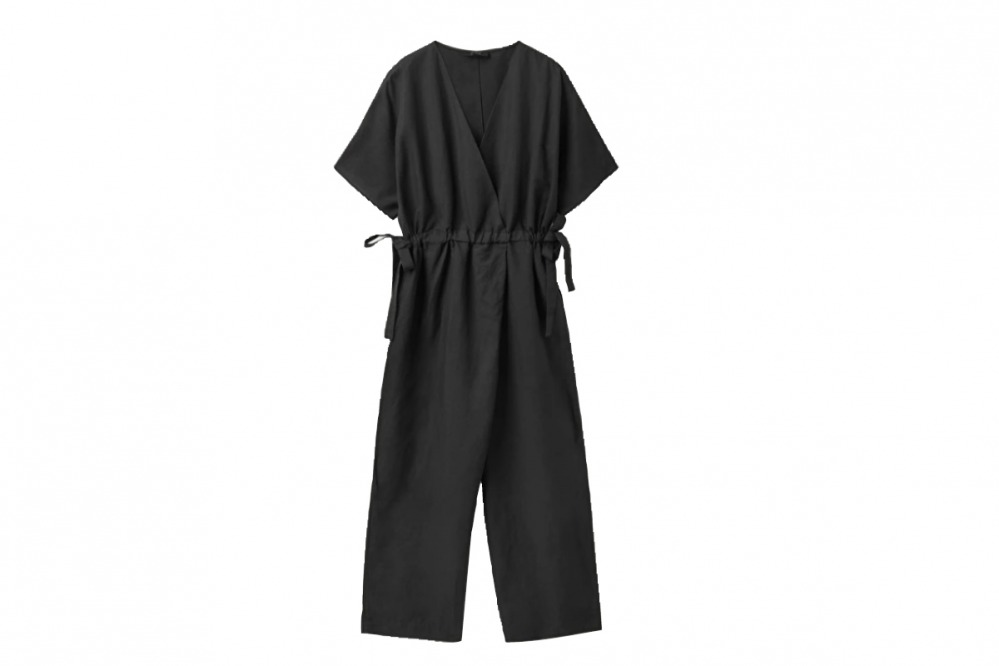 Linen wrap jumpsuit - Cos