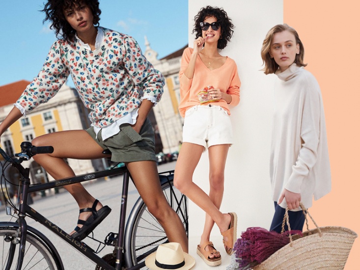 collage of models wearing jumpers