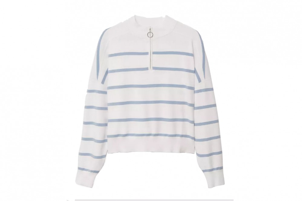 Zip stripe knit - Mango