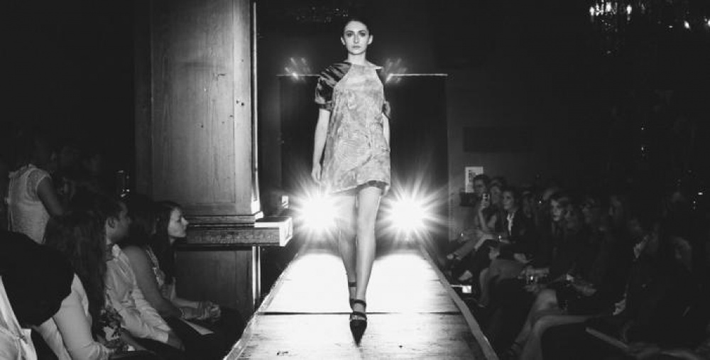 Model on Catwalk