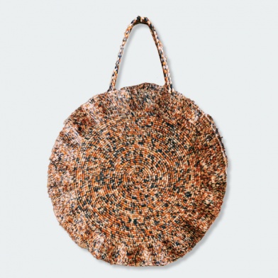 round beach bag