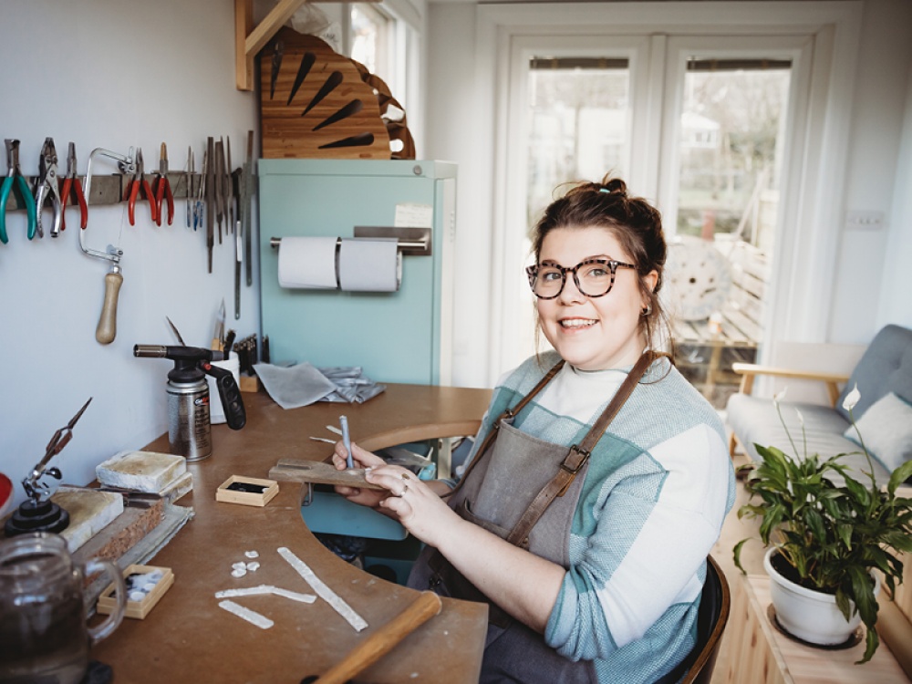 Meet the Bradford Maker Creating Silver Clay Jewellery From Fingerprints