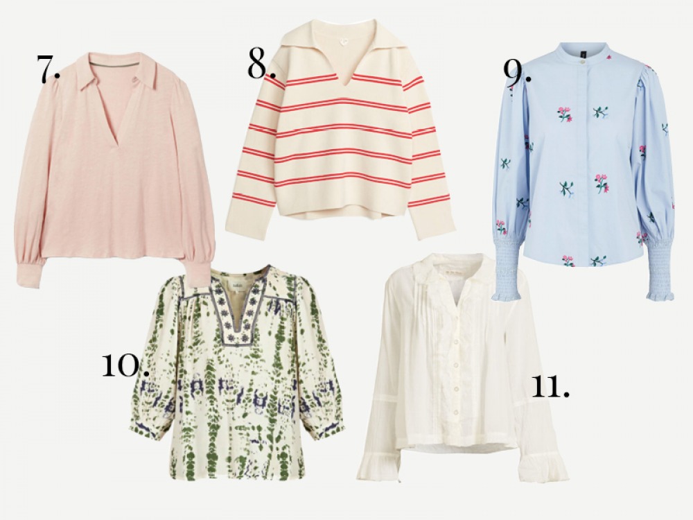 The best new shirts and blouses for this spring