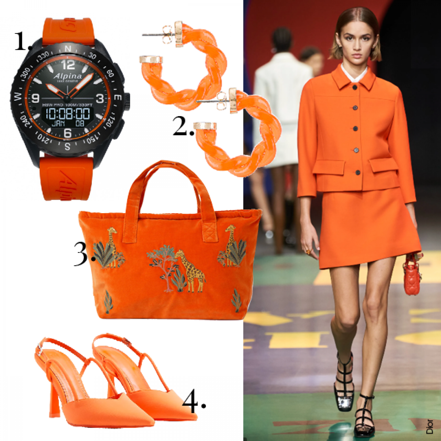 orange fashion
