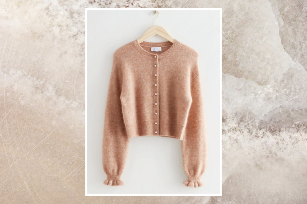 Frill cuff cardi, £75 stories.com