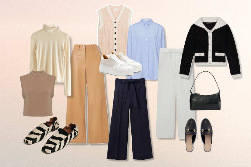 Three Ways to Style Wide Leg Trousers