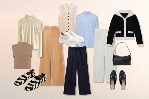 Three Ways to Style Wide-Leg Trousers