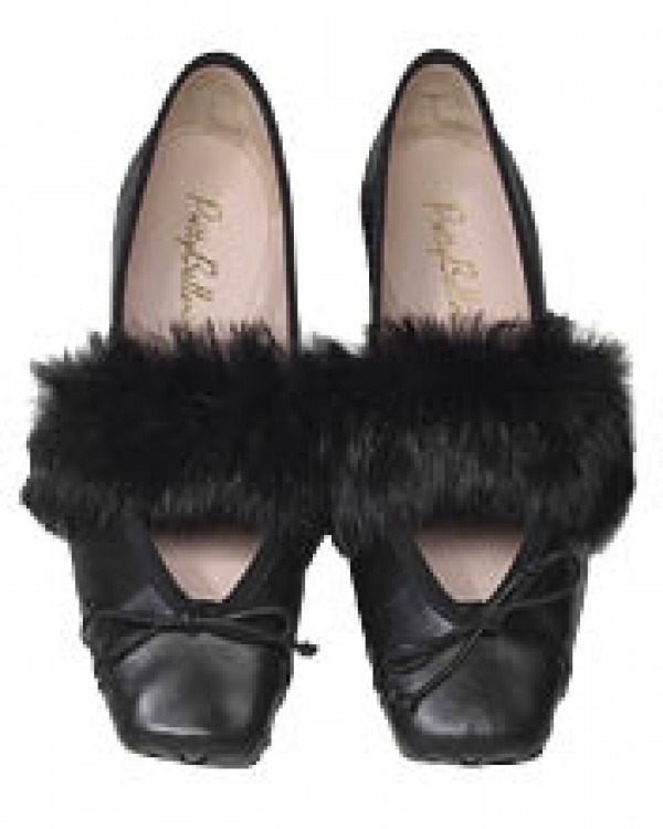 Kristen fluffy ballerinas
