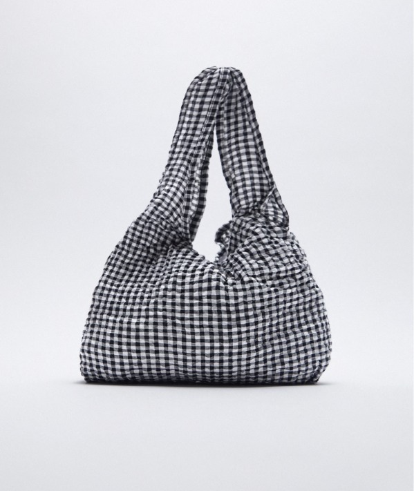 Gingham bag, £14.99 Zara
