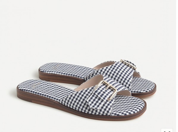 Buckle Gretchen sliders, £110 jcrew.com