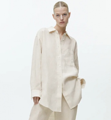 Oversized linen shirt, £69 Arket