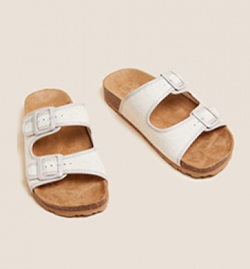 Canvas buckle sandals, £22.50 Marks & Spencer