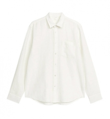 White linen shirt, £45 arket.com