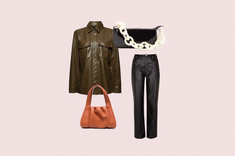 This Season Make it All About Pleather, Nanushka