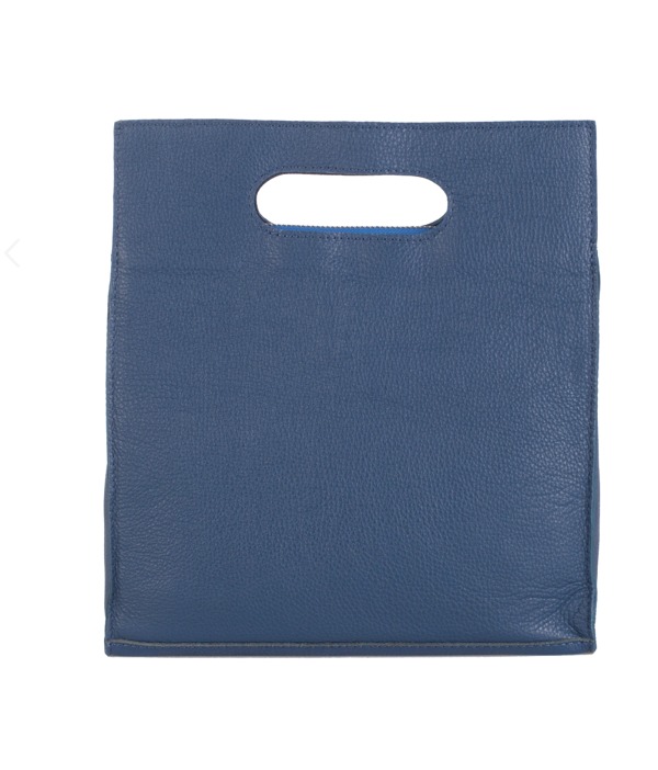 Blue leather Arya bag, £320 Oubinov, Gosforth oubinov.com