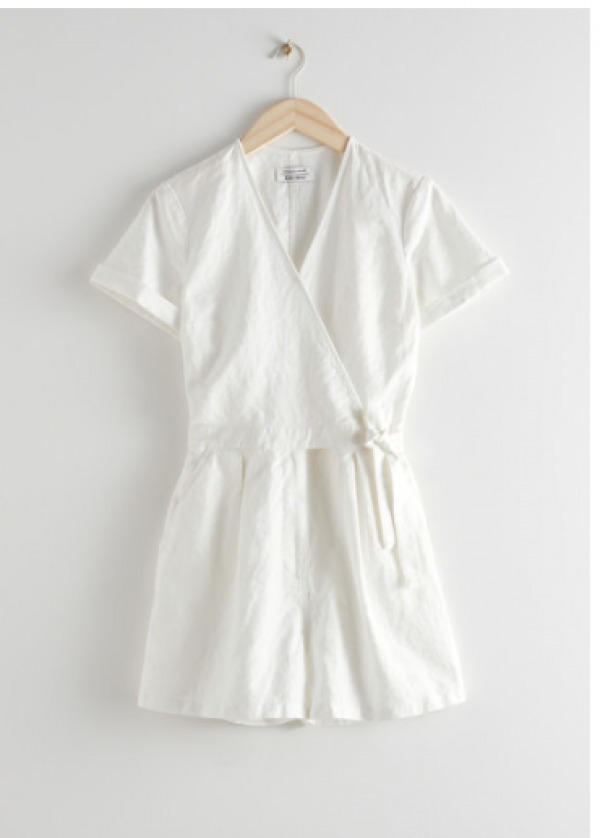 Linen short suit, £69 stories.com