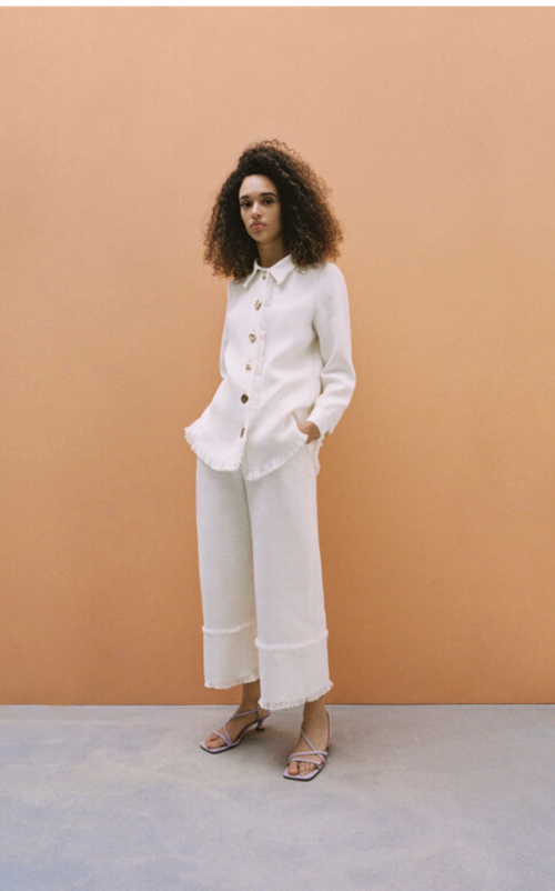 Look Cool and Collected in White Linen
