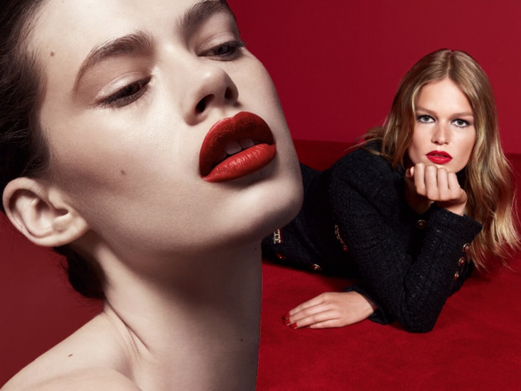Fenty Beauty | Chanel models wearing red lipstick
