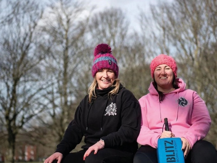 L-R: Madeleine French and Rachael Allen