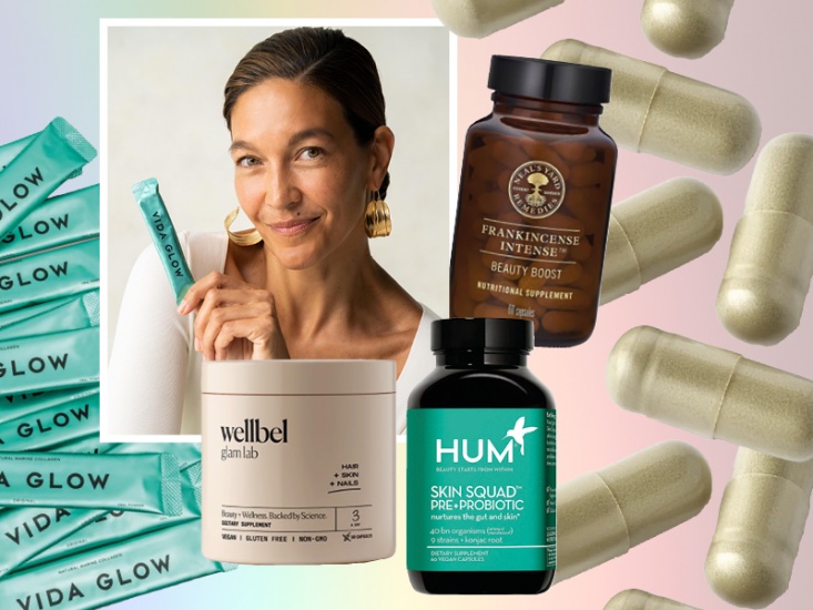 body supplements collaged together