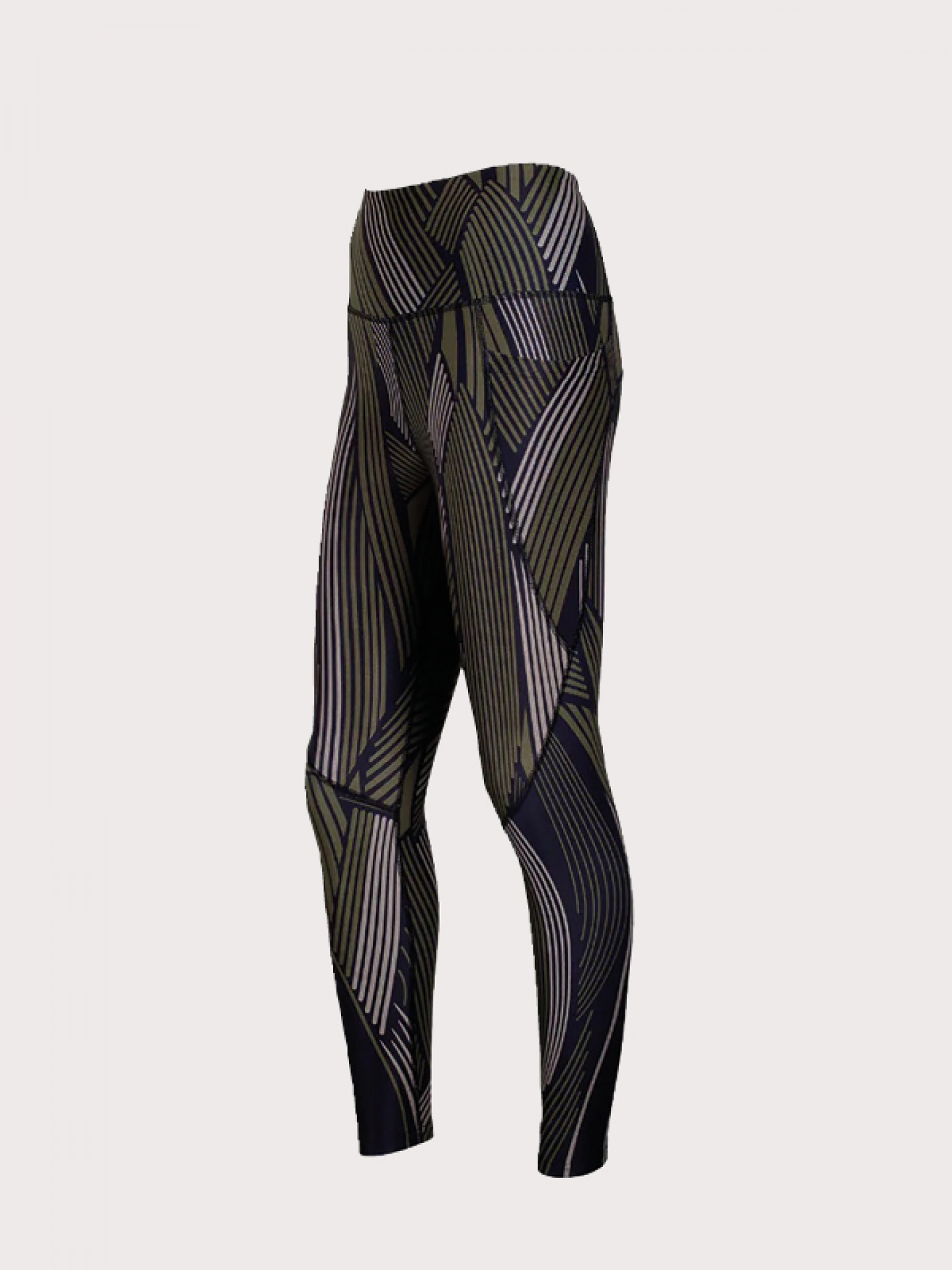 Rise leggings in khaki