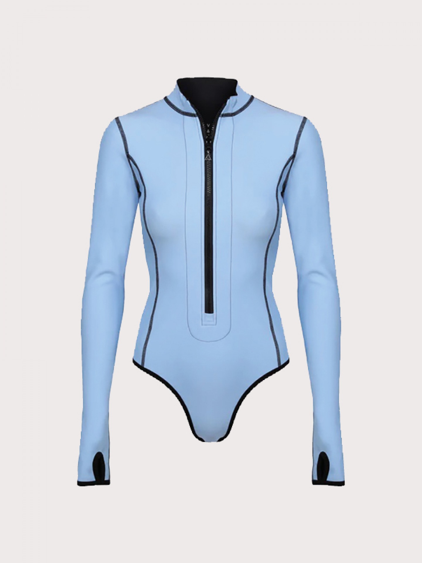 Reversible blue swimsuit