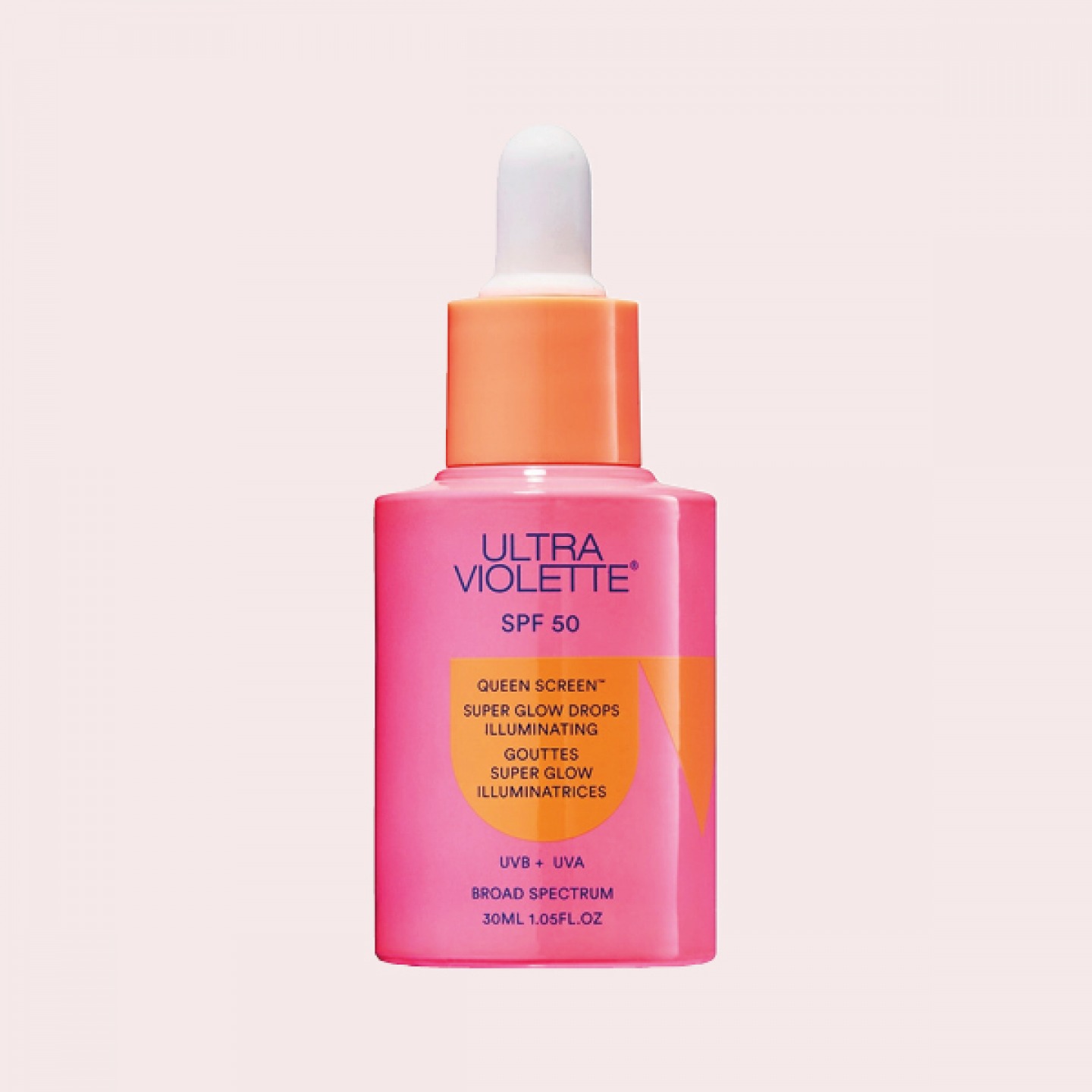 Ultra Violette’s Queen Screen SPF50 Super Glow Drops, £33