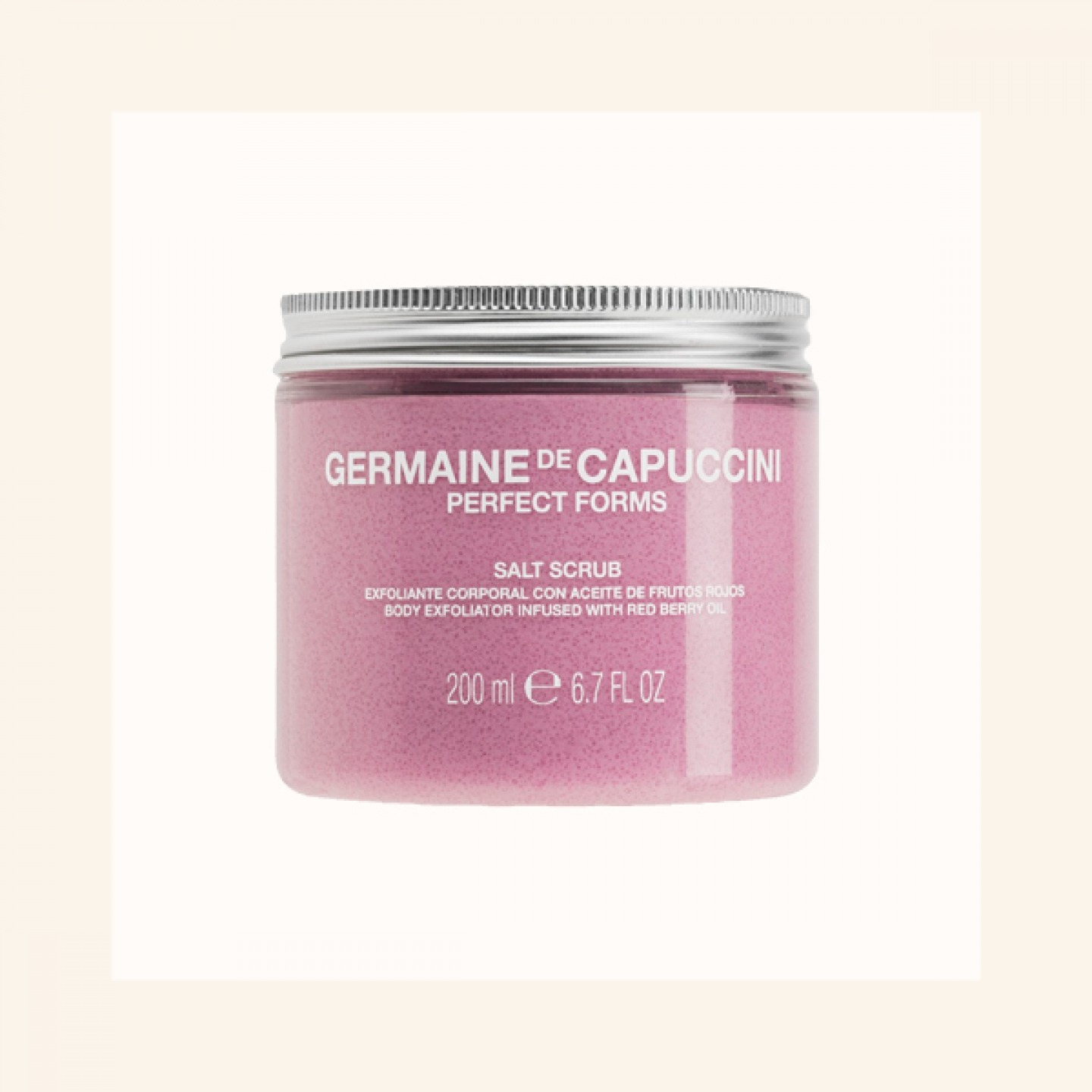 Perfect Forms Salt Scrub, £58.25 Germaine de Capuccini