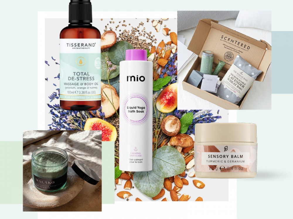 Collage of beauty products