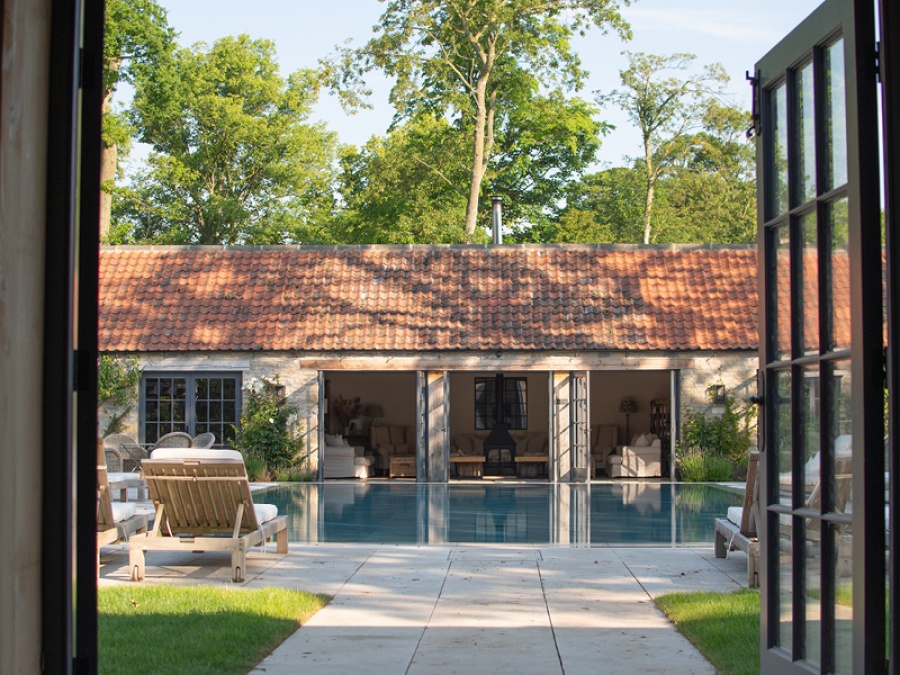 Outdoor Spa area