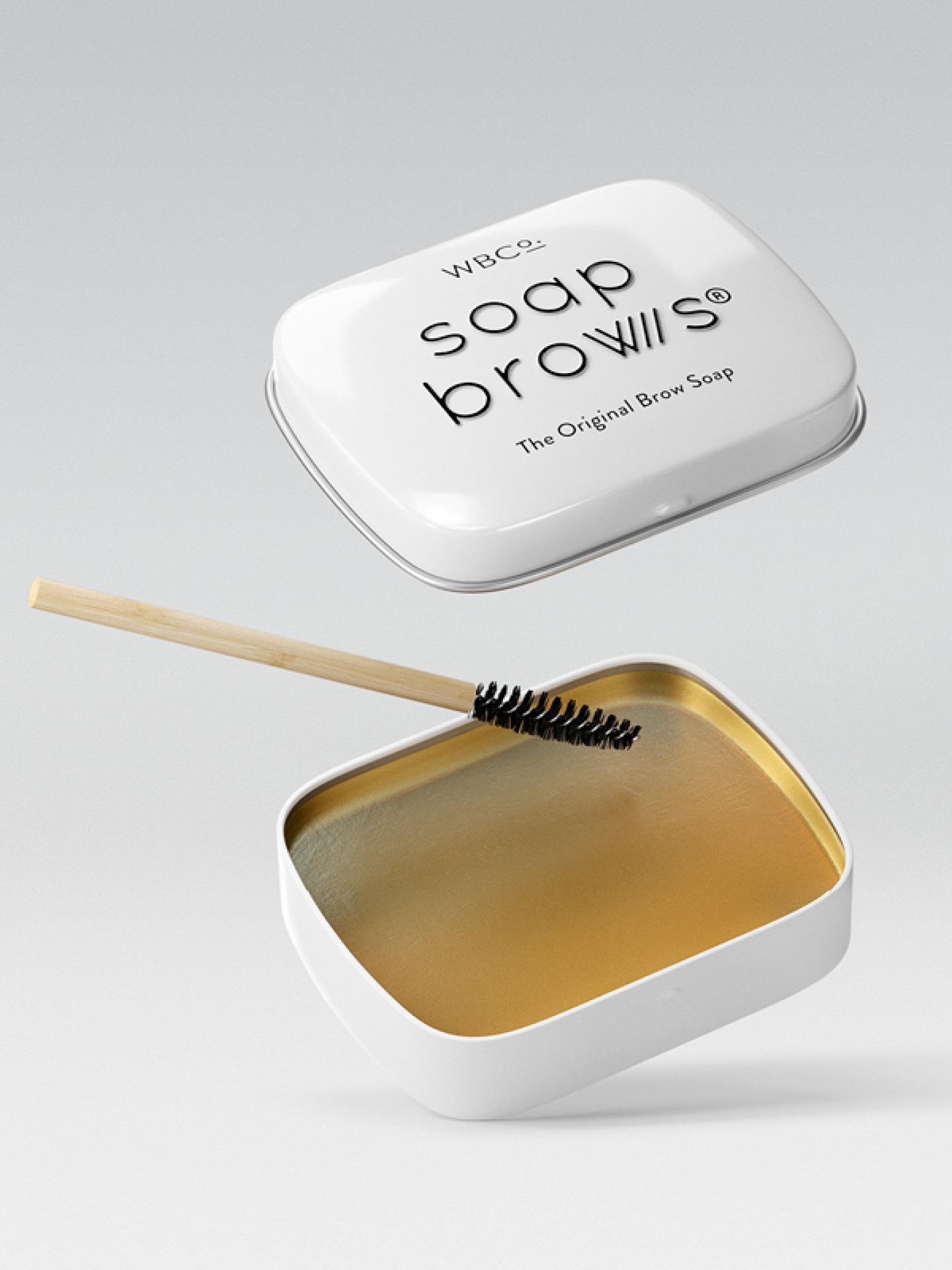 soap brows tin with bamboo spool