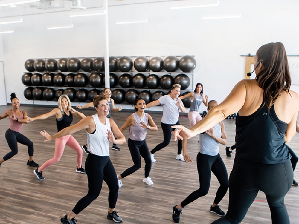 group of woman dancing