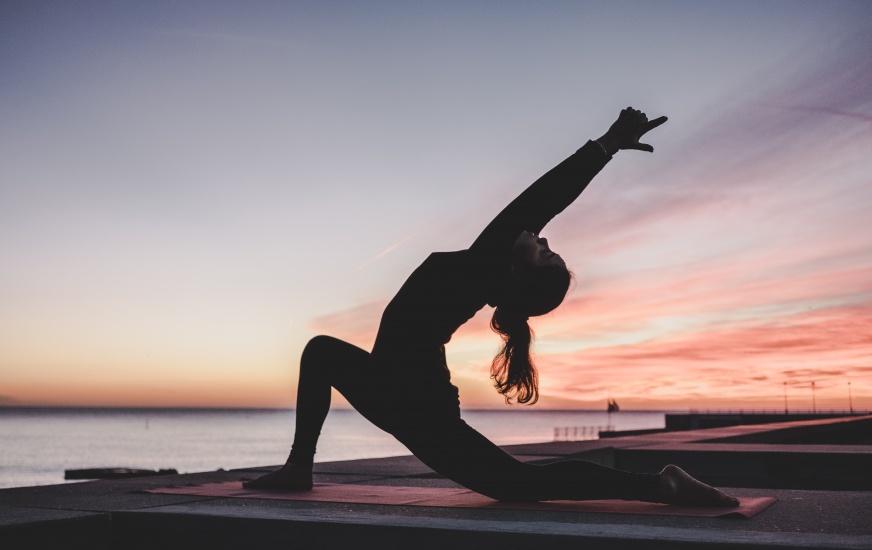 Yoga pose, Unsplash