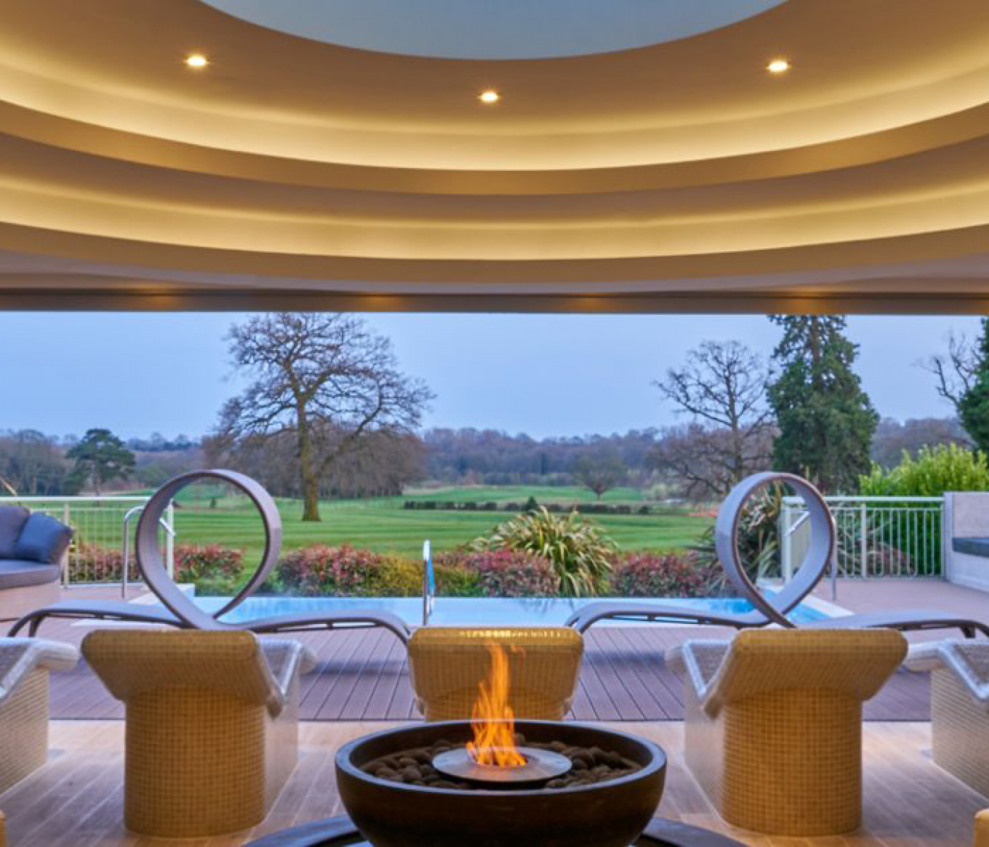 outdoor spa