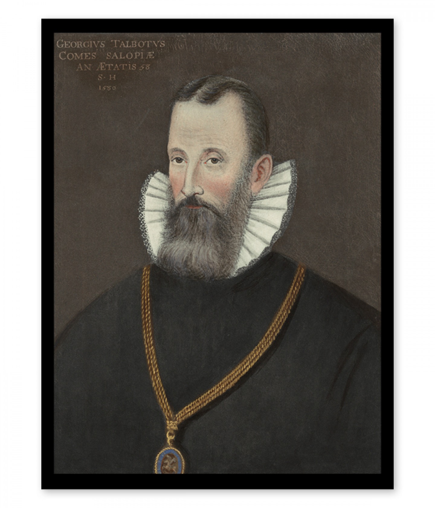 Portrait of George Talbot, 6th Earl of Shrewsbury