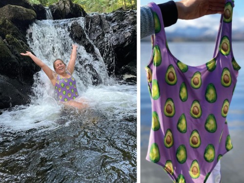 Meet the Founder of The Dip and Dales Co. Who Create Quirky Swimming Costumes from Recycled Bottles